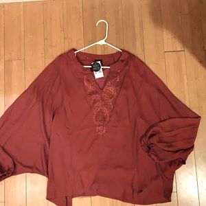 Buckle Black shaping and smoothing gauze top. Size XL.